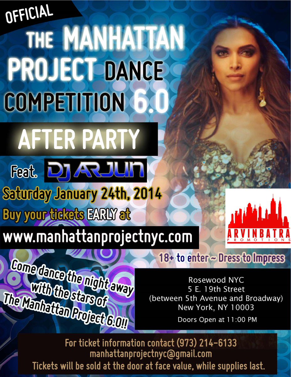 ManhattanProj's tweet image. THE OFFICIAL #TMPNYC AFTER PARTY - READ IT HERE!