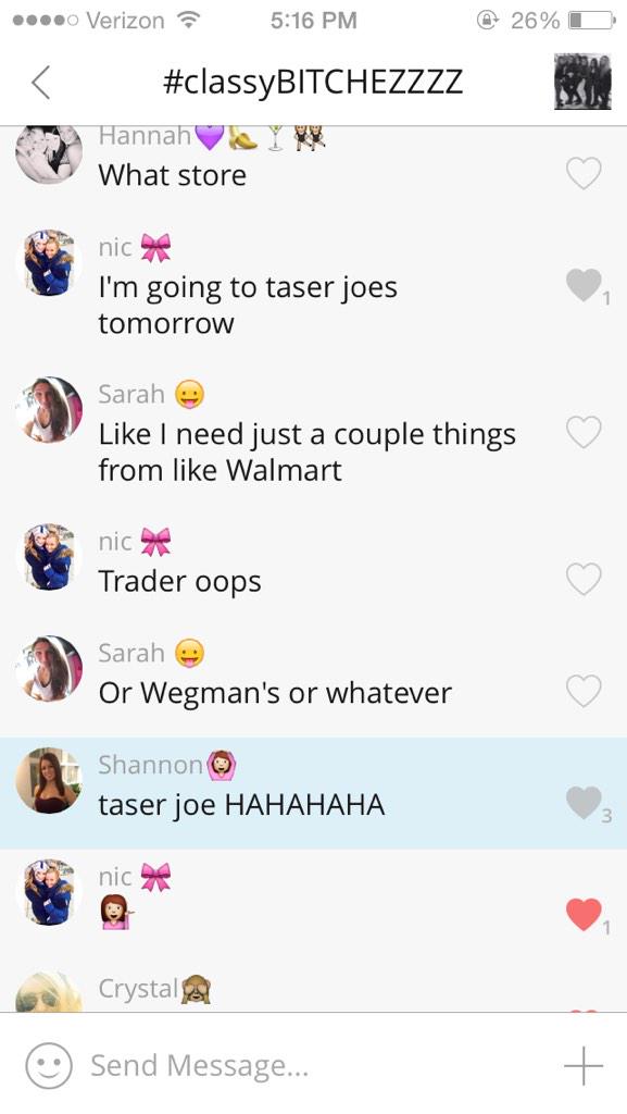 pop_SHANpagne's tweet photo. two thirds of this group text are all in the same room #normal @sarahh_9 @_nic17 @HannahBanana_16 #critty http://t.co/o1rtuEtUm1