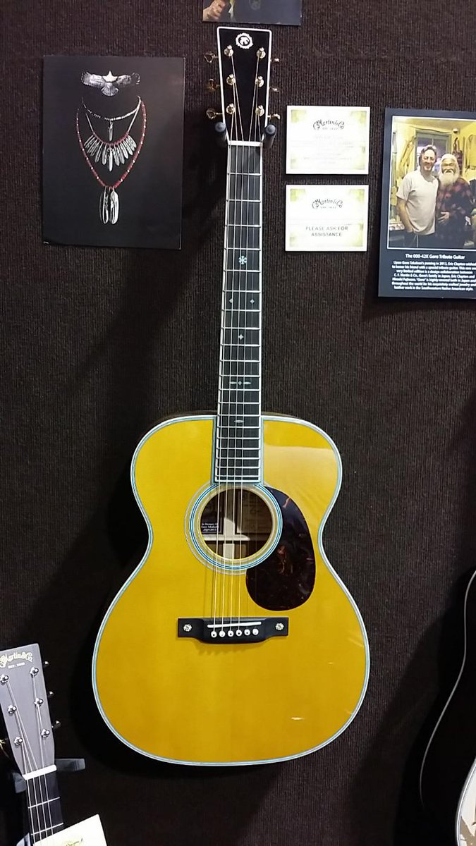Martin 000-42k Goroが39本限定で登場！エリック・クラプトン氏と藤原