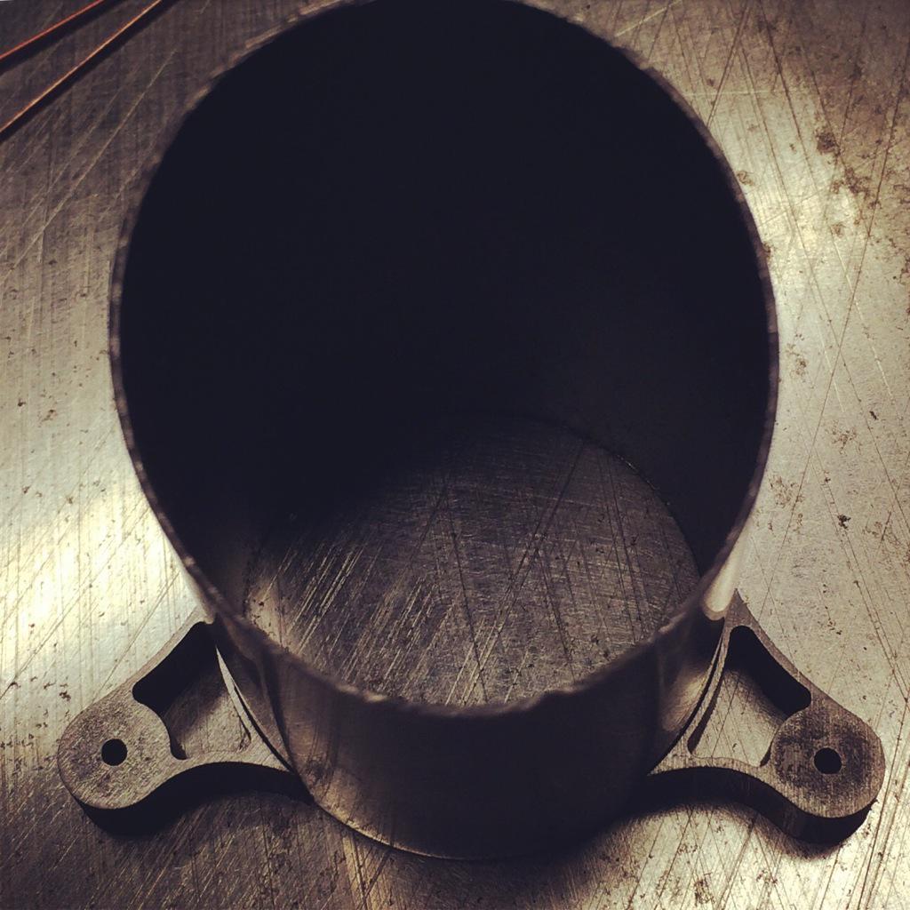 machinecycles's tweet image. #downtube cable adjusters.  Now I just gotta bring the holes to size and thread em.