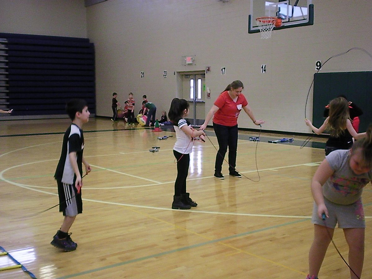 Students have a great time at Jump Rope for Heart!