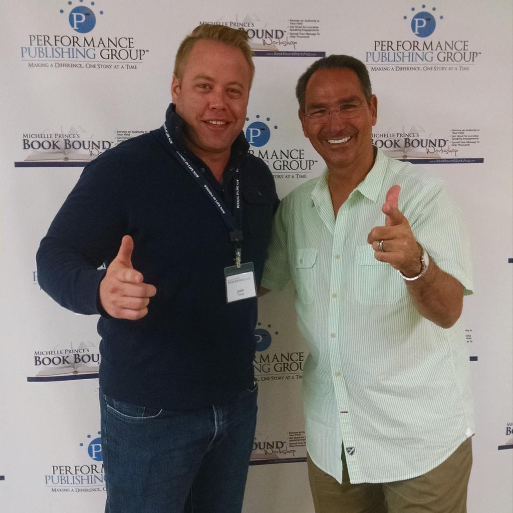 Great afternoon with Howard Partridge, marketing guru and #1 small business coach. #bookboundbythesea #author