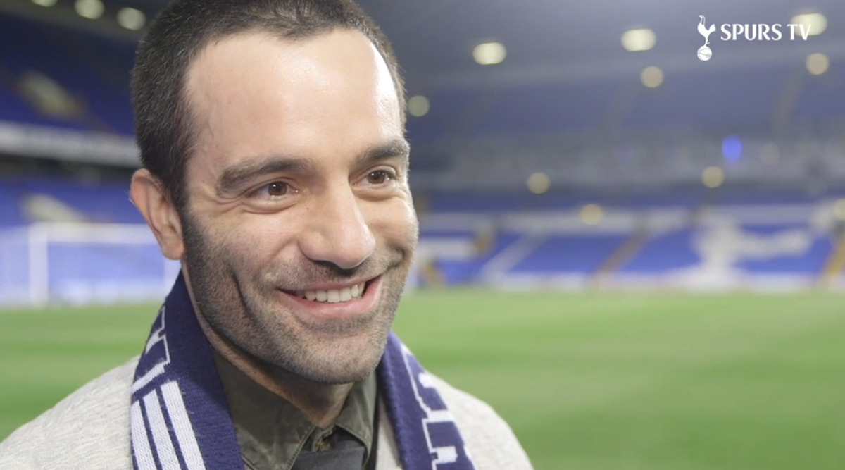 SpursOfficial's tweet photo. Watch: We spoke to broadway star + Spurs fan @raminkarimloo earlier this week. Full interview- http://t.co/hf46nhUY1W http://t.co/4Xfseuqpda