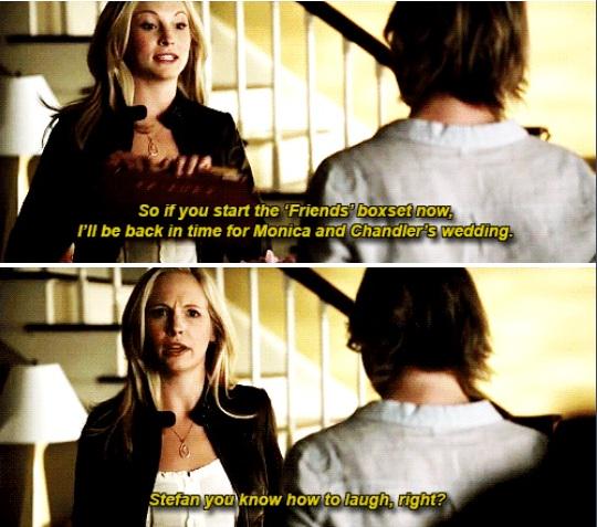SwanLeron's tweet photo. #TVD #Friends #CarolineForbes http://t.co/oC8mnF3iB4