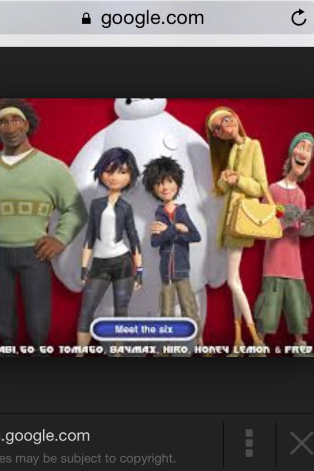 The Big hero six @Hero_Hiro_Hama <a href="/basicreaction06/">Honey Lemon</a> <a href="/Fredzilla_bh6/">Fred</a> <a href="/BH6KingWasabi/">Wasabi</a> <a href="/I_am_Baymax/">I am Baymax</a> and lastly me!