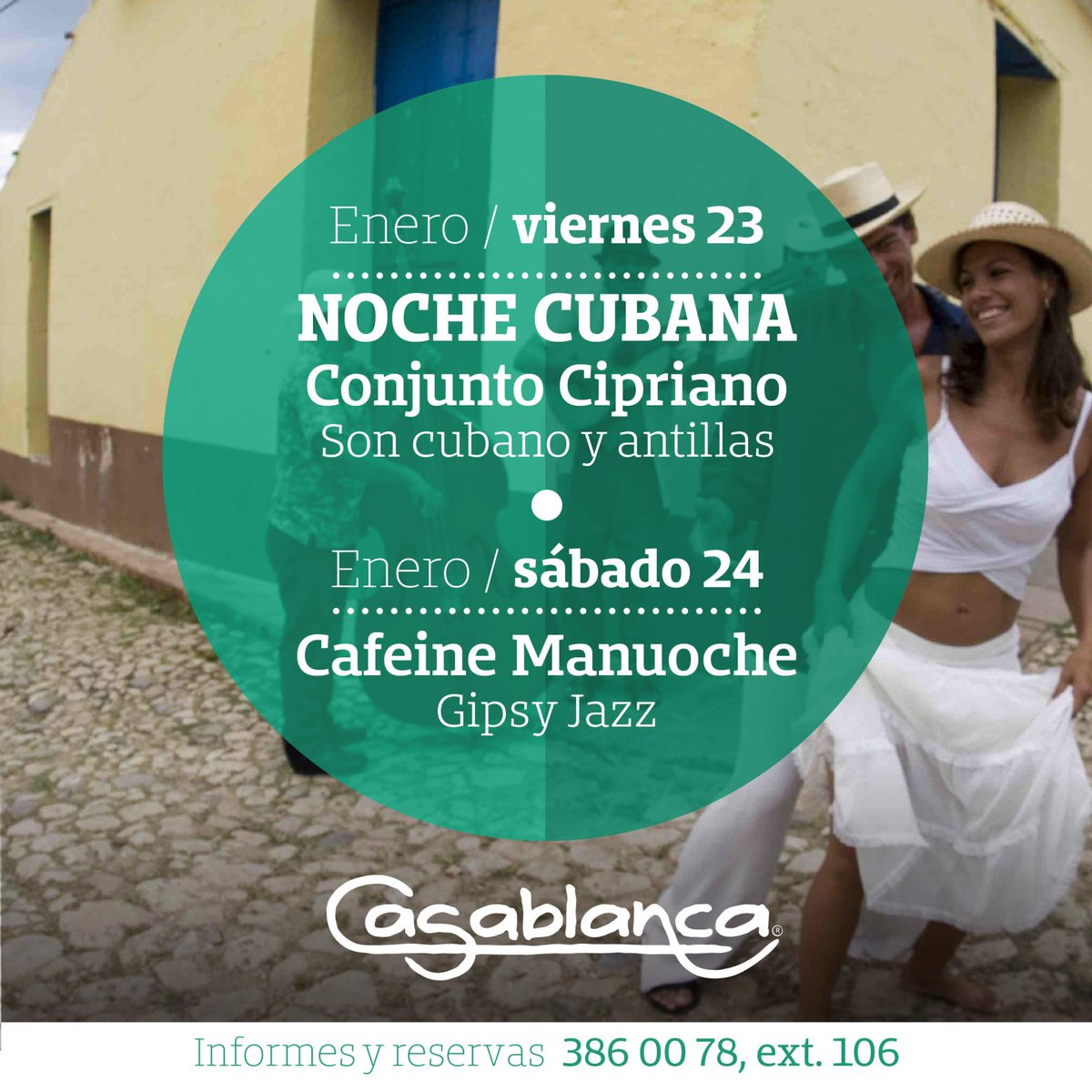 carnescasablanc's tweet photo. Disfruta con nosotros de una noche al estilo Cubano, Te esperamos. http://t.co/61ggo8Z7tT