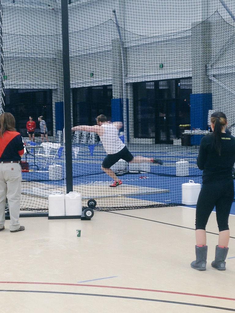 pfund_kayla's tweet photo. #OUTrackandField Big things happening over here at Shot Put, @GinoVitella Vitella Wins the Event!!! http://t.co/cS4zaxHWuL