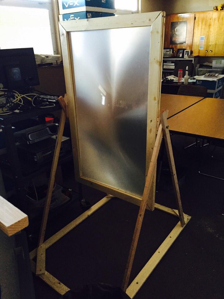 earlwnash's tweet image. Framed a fresnel lense today for solar power demo.  Should boil water &amp;amp; start a fire!  #wcsdproflearn #STEM