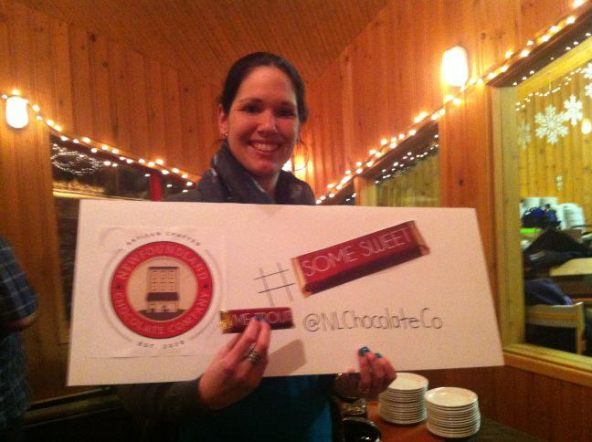 NLChocolateCo's tweet photo. Lots of fun here @EatTheHill ! Melissa Dewlings fave is #metrout #starttheconversation @NLChocolateCo http://t.co/iWCUT4sE0E