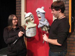 PCTonstage's tweet photo. Bad Idea Bears. Surely No One has ever Had -or Been- a Bad Idea Bear!  Avenue Q at PCT Now!! #puppetinvasion http://t.co/iWqUaMU0JQ