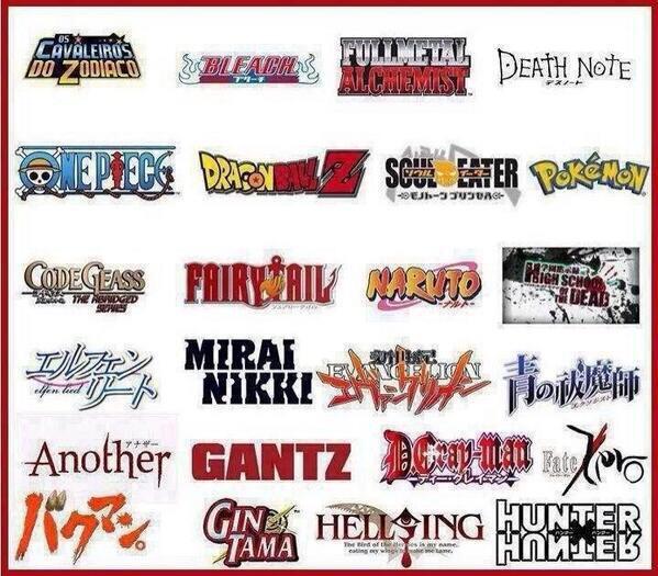 RT IF U SEE YOUR FAV ANIME.