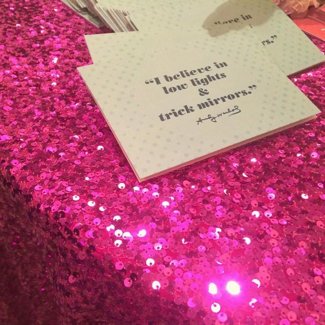 carlylanemorgan's tweet photo. Also, these tablecloths from @latavolalinen and quote cards from @tinyprints rock my world. #altsummit #popalt http://t.co/vUBoOPCBTC