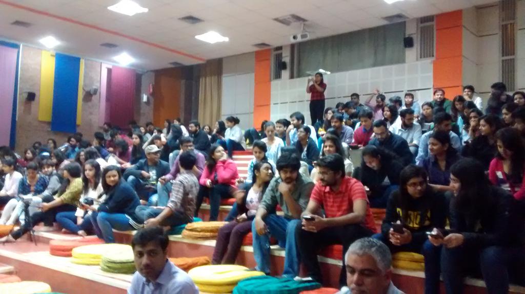 MICA_Ahmedabad's tweet photo. The audience is in attendance for the business conclave at Crossroads'15 courtesy @micaalumni. http://t.co/FSN3BgeFkX