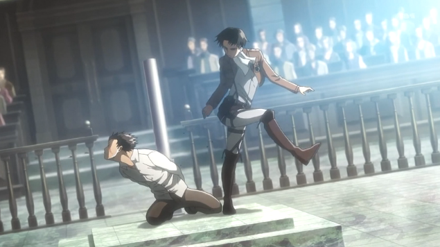 shingekitoribia's tweet photo. リヴァイ兵長の蹴りが女子力高すぎると噂になっているらしい。 https://t.co/ljKUYF2KwU