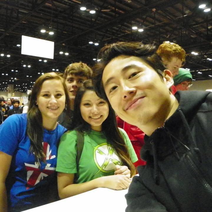 lmaoc8lin's tweet photo. When I met @steveyeun at #megacon2014 #TWD @nochillariel http://t.co/AVx13zMCP2