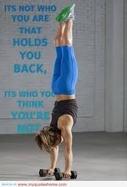 APE_PE's tweet photo. It's not who you are that holds you back, it's who you think your not http://t.co/teznVlNLCi