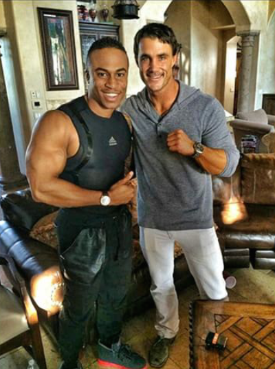 ThePrfctPhysque's tweet photo. This picture of @GregPlitt &amp; @Tru_Fitnesss reminds me of the unbreakable bonds that were formed on set. #Tribute http://t.co/qCfZPetedq