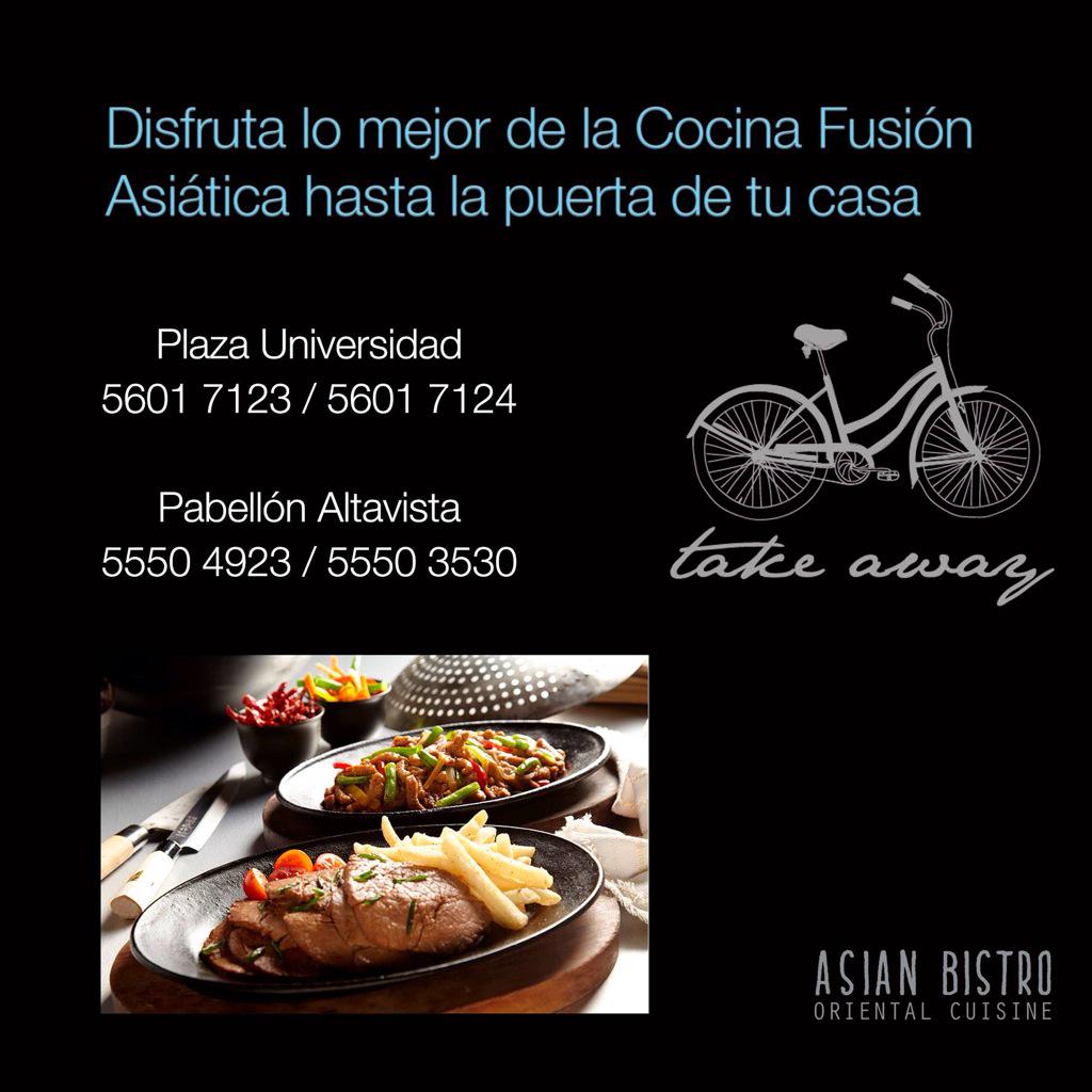 ComidaPronto's tweet photo. #PideEnLinea Entres simples pasos los mejores platillos a la puerta de tu casa! Delicioso @AsianBistroMx http://t.co/nNCSHQJaHY