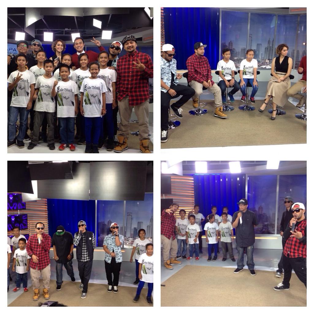 SonyMusicID's tweet photo. Pagi ini @Fade2Black_rap hadir di @sapa_indonesia @KompasTV mengobarkan semangat #PastiBisa http://t.co/3kzLav2gQl