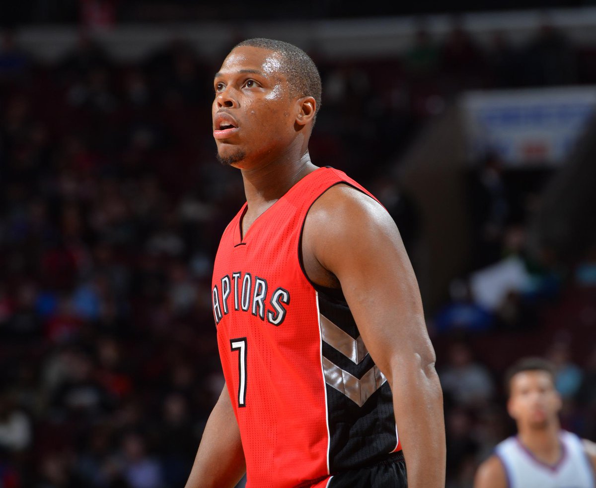 NBA's tweet photo. Lowry shakes off slow start, catches FIRE in the 4th (17 PTs in the period). @Raptors take down @Sixers, 91-86. http://t.co/SSnyKhlCGq