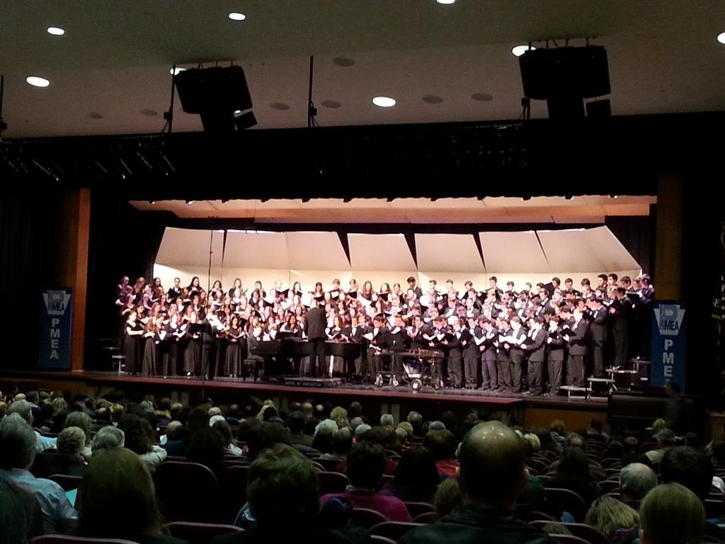 Excellent PMEA district 11 chorus concert tonight featuring 15 NPHS students #npmusic <a href="/NPSD/">North Penn School District</a> <a href="/PMEAD11/">PMEA D11 MUSIC</a>
