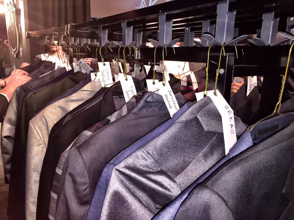 NHL's tweet photo. NHL All Stars be on that suit and tie. #NHLAllStar http://t.co/iEF4sZva8M