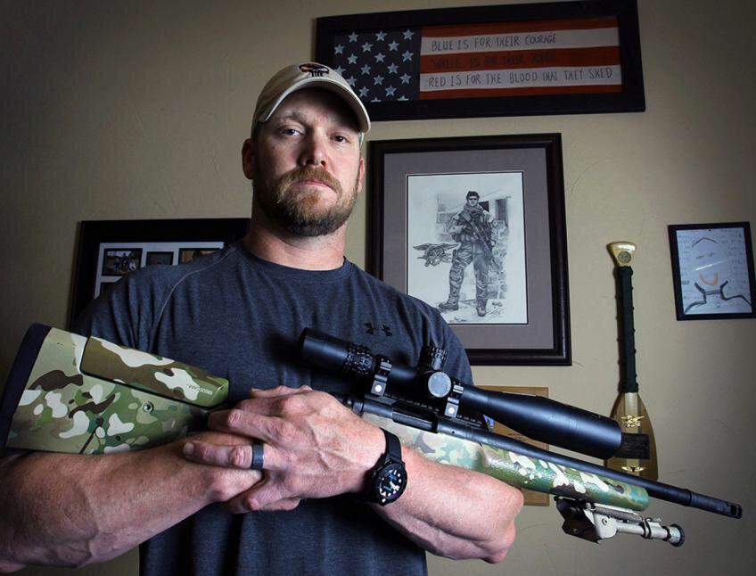 CloydRivers's tweet image. It takes 43 muscles to frown and 17 muscles to smile, but only 3 for a sniper to squeeze the trigger. RIP Chris Kyle.
