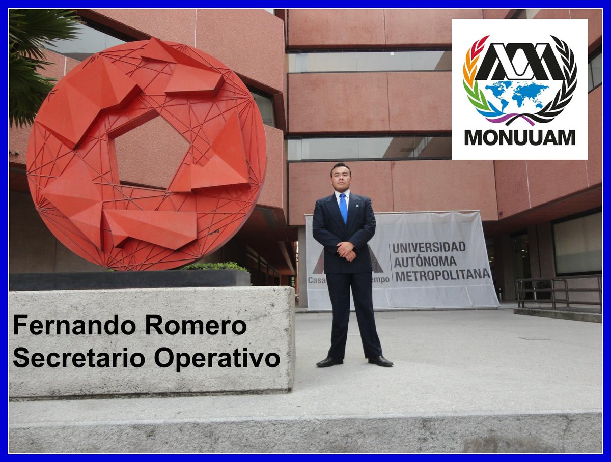 Monuuam's tweet photo. Fernando Romero - Secretario Operativo MONUUAM 2015 http://t.co/rtKrdPi1MV
