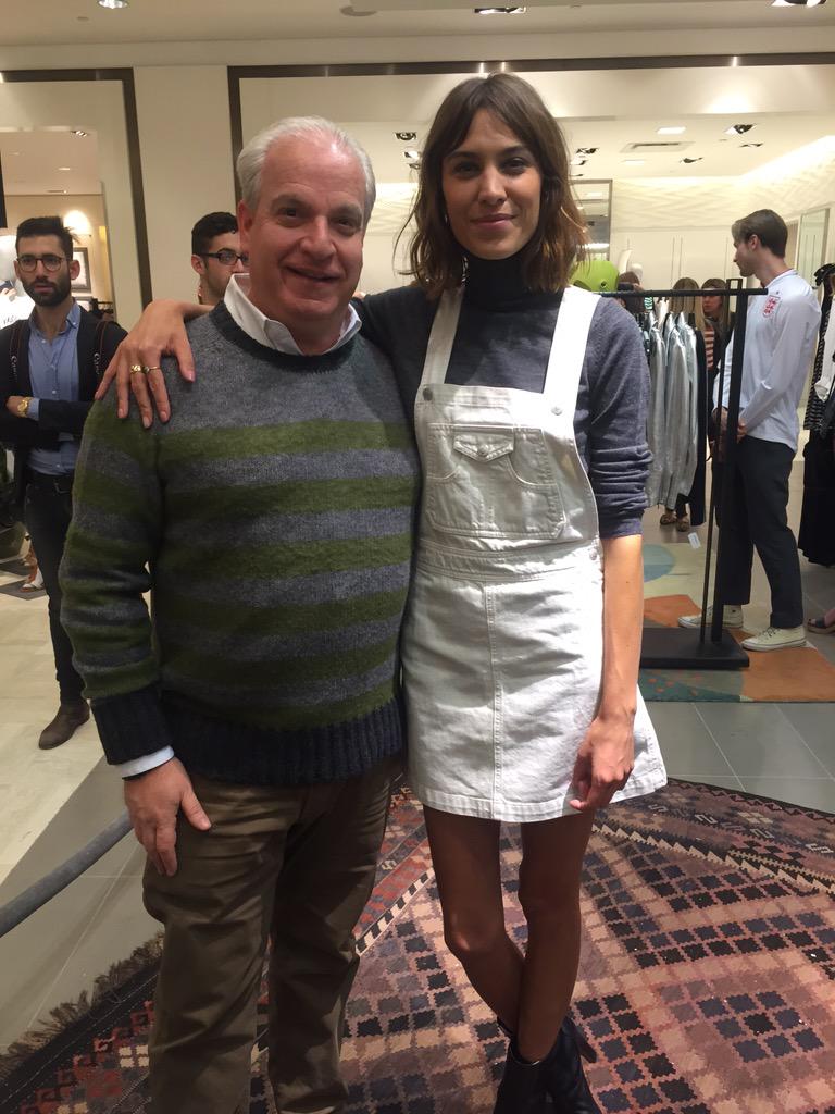 JABOYProduction's tweet photo. Great to meet Alexa Chung last night and see her new collection #ACFORAG 💃 http://t.co/HrZ3K7LRO9