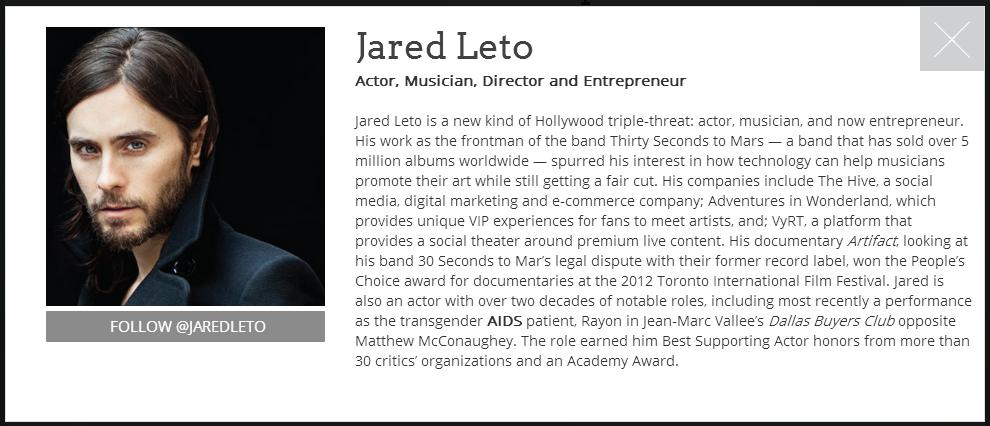 letojoy's tweet photo. I kept this bio of @JaredLeto by #techmanity http://t.co/AA4qLLPvFI