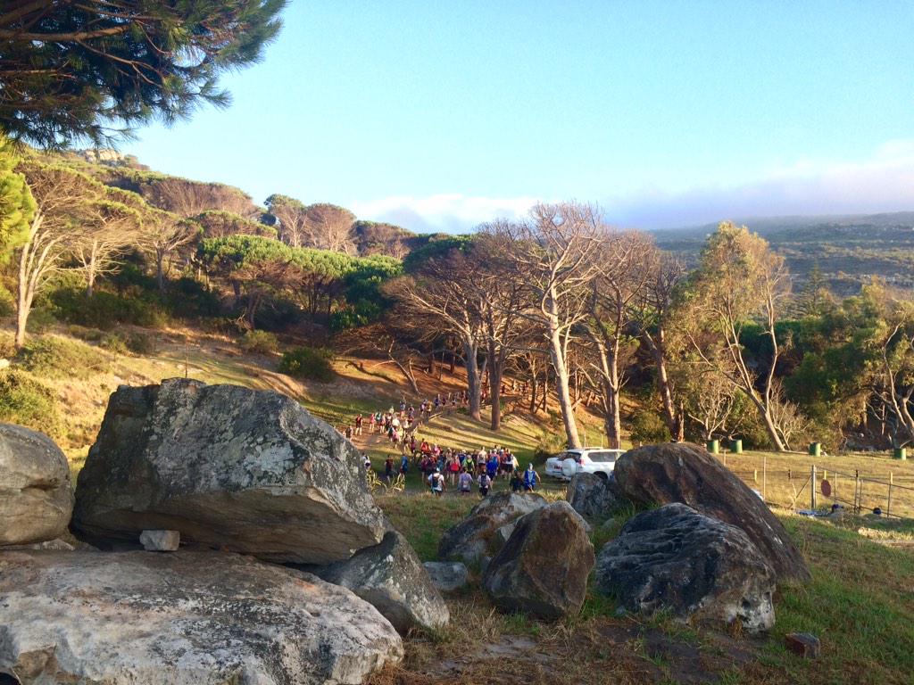 TMFund's tweet photo. 16kms are on their way! Have fun out there guys. #RunTheRoodeberg @TableMountainNP http://t.co/Y4Ic7ZpGld