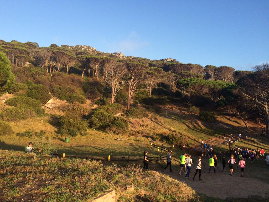 TMFund's tweet photo. And the 6kms are on their way. Great new 6km route - have fun out there. #RunTheRoodeberg @TableMountainNP http://t.co/Ms0A2lwFuE