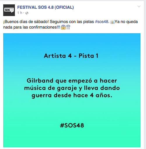 ElUkelele's tweet photo. El @SOS48Festival es el รบnico festival del mundo en llevar una GILRband #innovacion #festival #GILRBand http://t.co/Mrvh9jMuv4