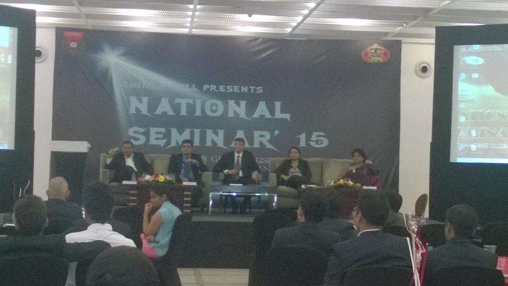 PUMBAtweet's tweet photo. A very enlightening & interactive Panel Discussion
Changing Global Business Landscape
#NatSem15
#pumba
#hyattregency http://t.co/Gb2xIKYysK