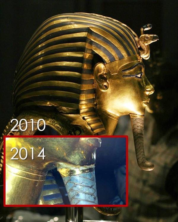 EgyIndependent's tweet photo. #AMAY | #Egypt conservationists to sue over 'botched' King Tut mask repair
http://t.co/aF9lIntPSI http://t.co/cLcdn1FhhR