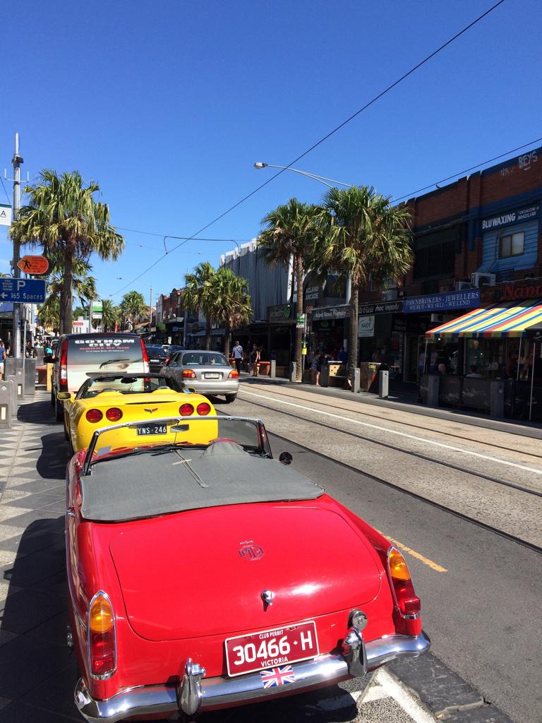 LukeEverchange's tweet photo. had a rad afternoon in saint kilda in melbourne. such a nice area. many hangs were had http://t.co/fGmWoFsZS1