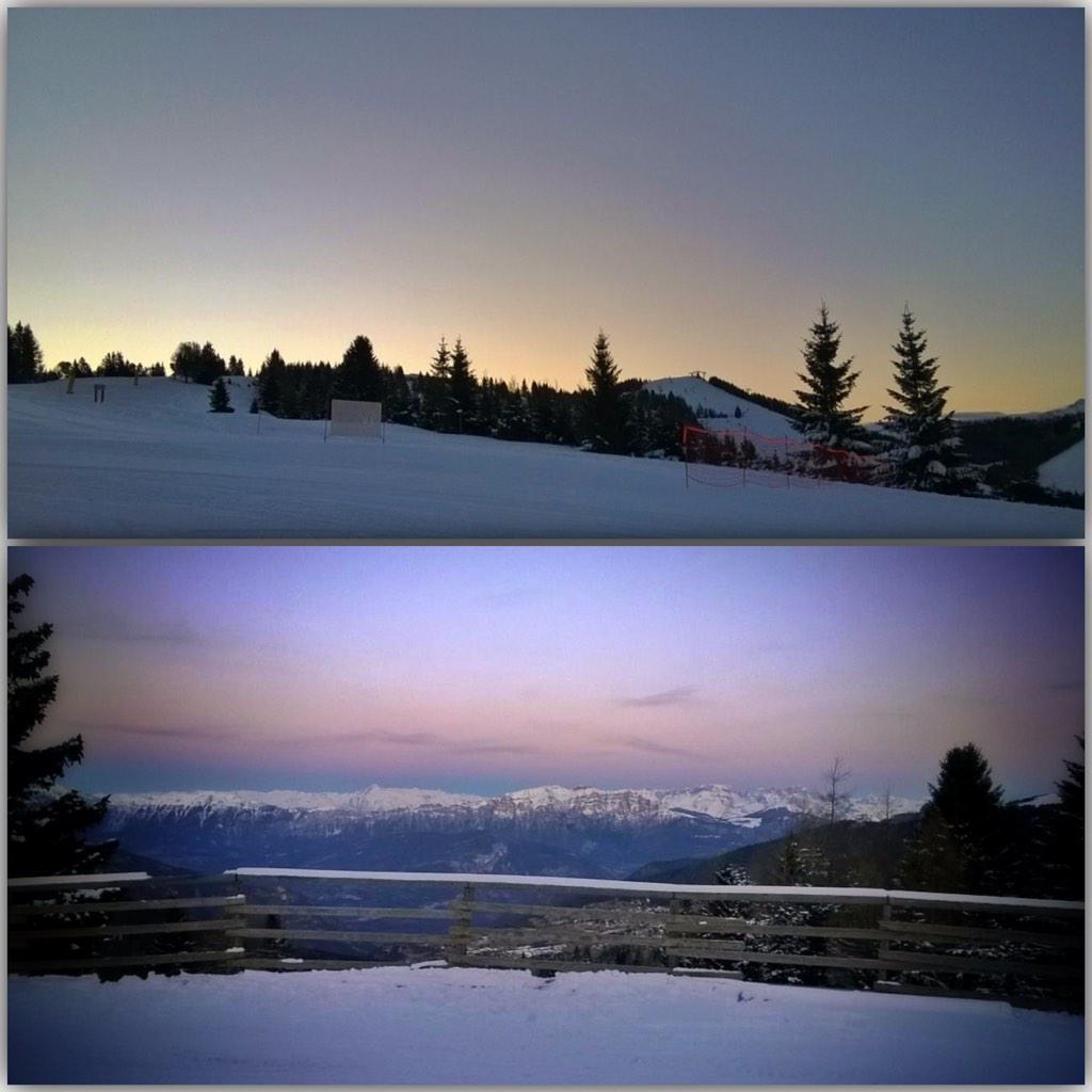 AlpeCimbra's tweet photo. Il risveglio che amiamo... #trentinoskisunrice #alpecimbra @folgariaski @VisitTrentino @outdoortrentino http://t.co/ikheDKhA71
