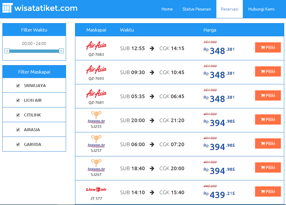 TIKET PROMO Surabaya - Jakarta | 28-31 Jan 2015 | Info klik goo.gl/tMuXTc