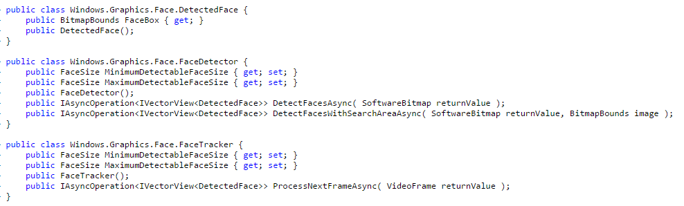 JustinAngel's tweet photo. New in #Win10 build 9926: Windows apps get face detection and head tracking technology. #FaceDetector #FaceTracker http://t.co/OKUCw1qfaa