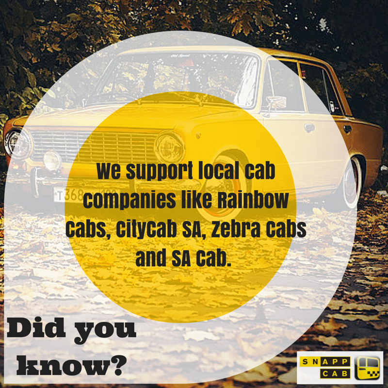 SnappCab's tweet photo. Local is lekker! @SACAB_SA @ZebraCabs http://t.co/nP7YSEk8ae