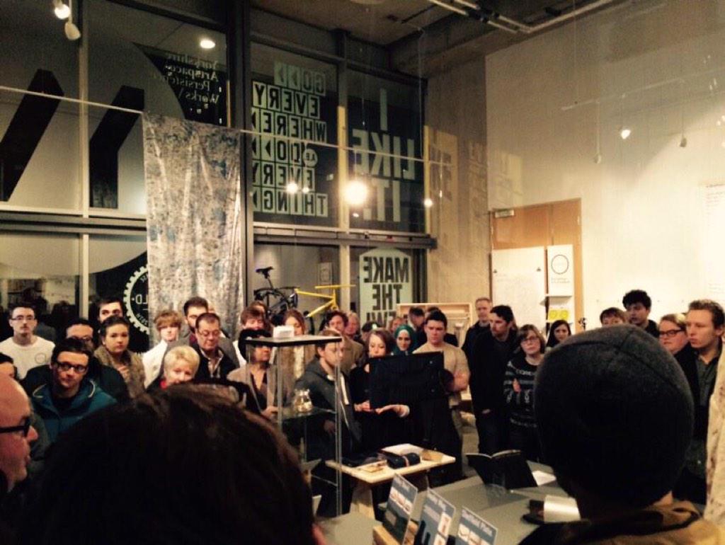 MADENORTH's tweet photo. Thanks to everyone who came to our @ThisIsSheffield PV last night. Great to see so many people engaging with design http://t.co/ebwjXgrtBa