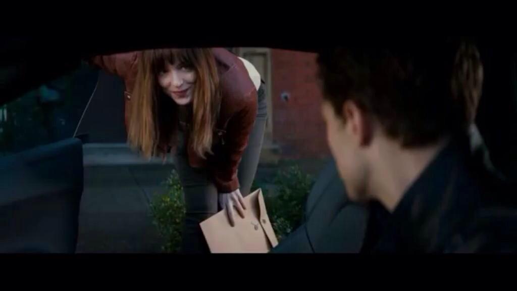 "Thanks for the ride." #FiftyShades