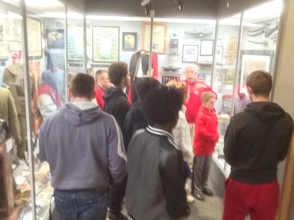 Great day for the #WrestlingCruisers as we visited <a href="/MottsMilMuseum/">MottsMilitaryMuseum</a> HUGE thanks to Mr. Motts for the tour. #GoCruisers