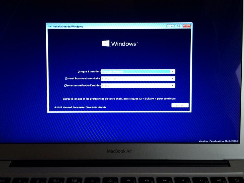 DavidLeveque's tweet image. Installation de Windows 10 sur MacBook Air.
#test #switchingOS