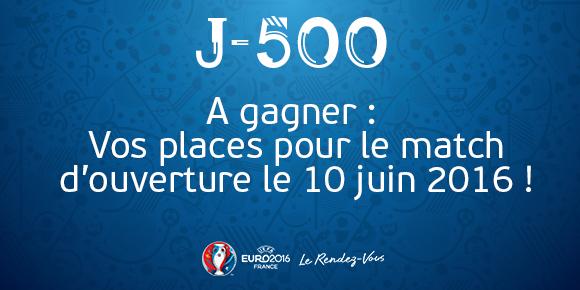 EURO2024FRA's tweet photo. Suivez-nous &amp; RT pour tenter de gagner vos places pour le match d’ouverture de l’#EURO2016 ! #LeRendezVous http://t.co/Wl38bZGosa