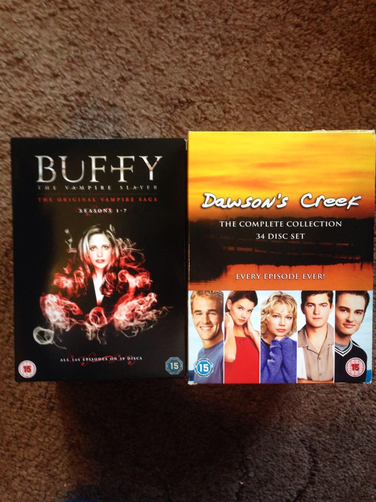 SamJCardew's tweet image. Can't wait to start watching these 🙈 #relivingmyteenageyears #whichfirst
