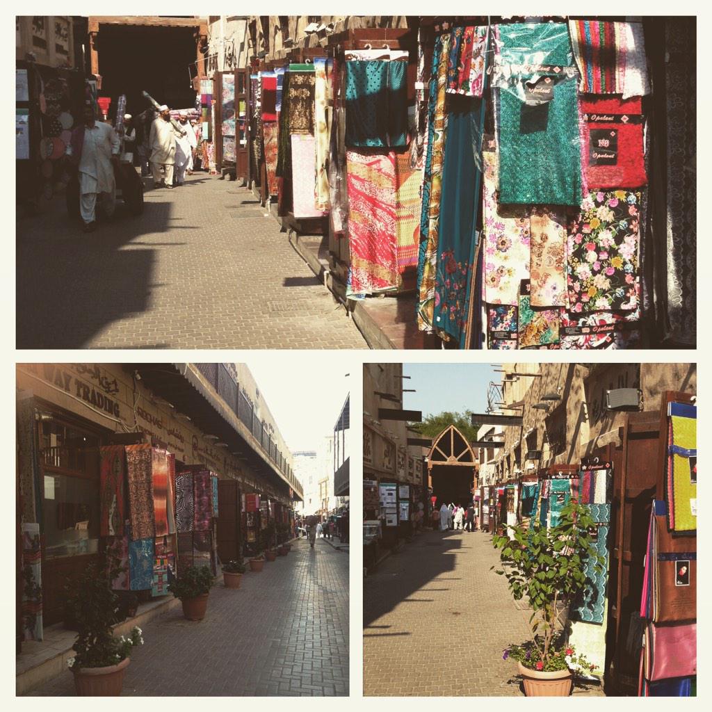 Shopping for silk the traditional way at #soukalkabir #burdubai #MyDubai