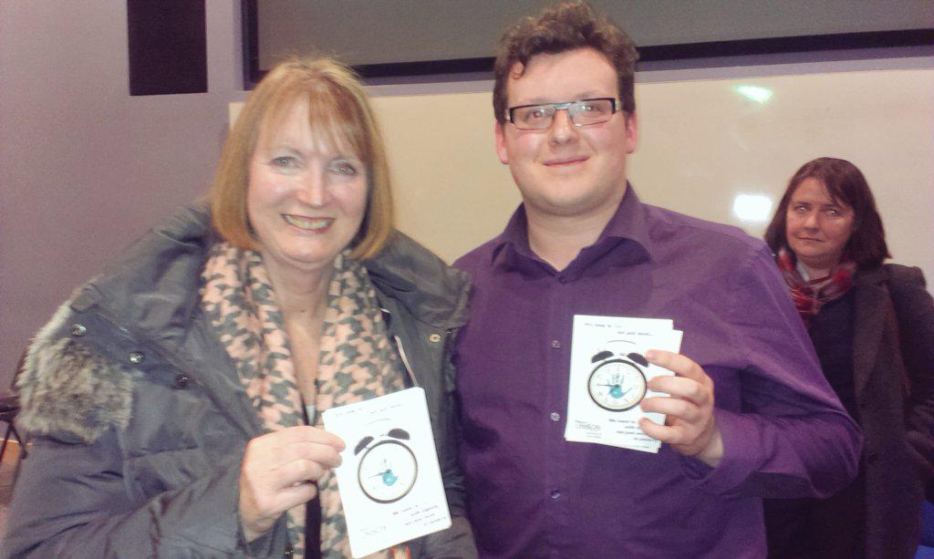 Great to see @HarrietHarman supporting the @UnisonUEA campaign for @uniofeastanglia to have a Living Wage.