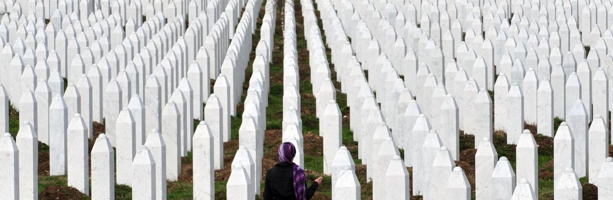 AliDHain's tweet image. Bosnian Serb forces murdered some 100,000 people (80% muslim) by 1995

#LearningTheLessons