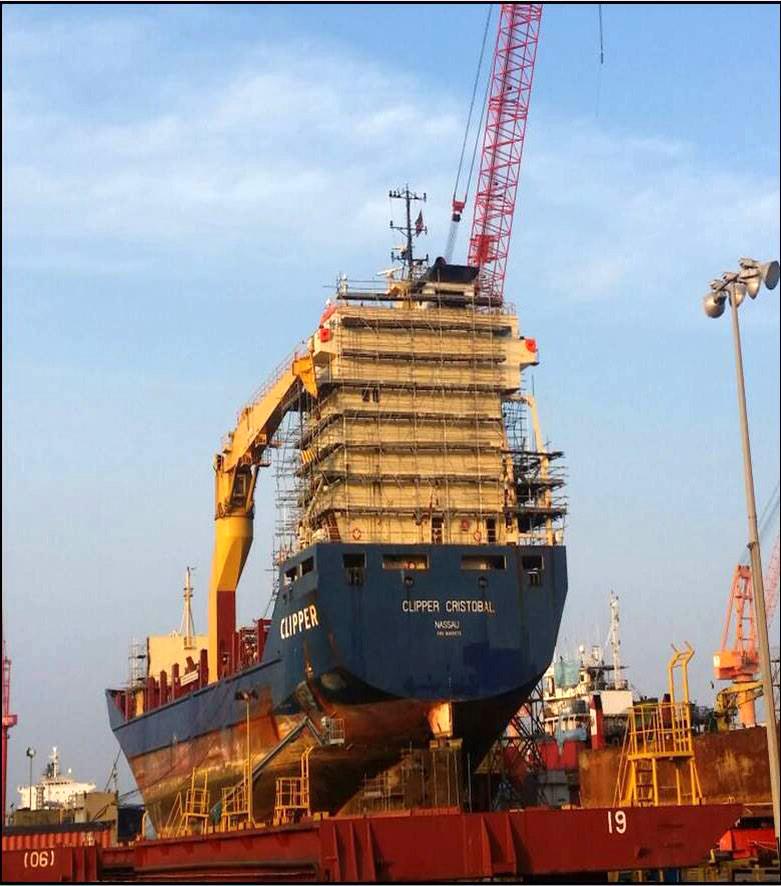 mykamarul's tweet image. Mobile #SeaBase being refurbished to provide strategic+operational capability for #ESSCOM #sabah @HishammuddinH2O